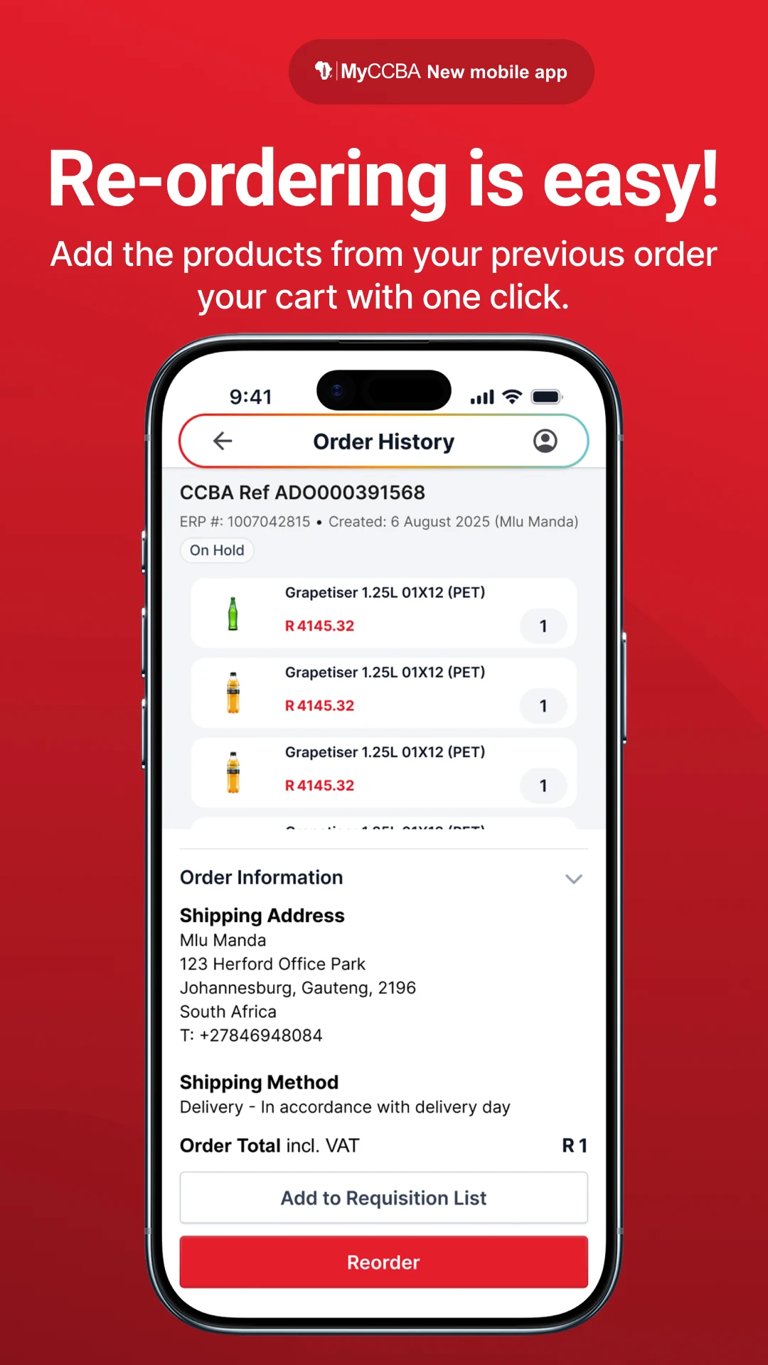 MyCCBA screenshot